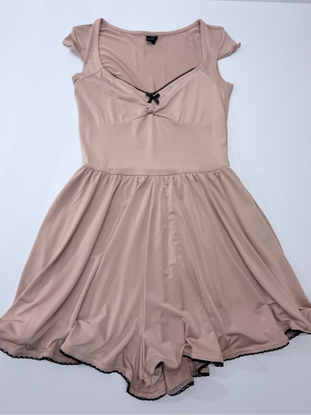 Women’s Sleepwear Shorts Blush Mauve with Black Trim